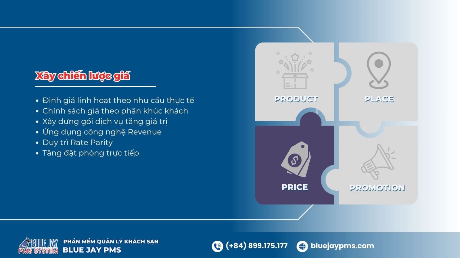 chiến lược marketing 4P cho khách sạn